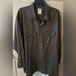 Dickies 3XT Work Shirt Deep Dark Gray